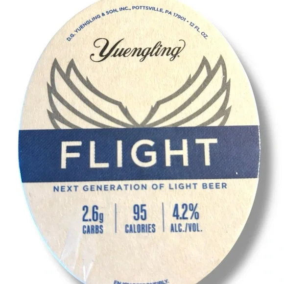 New •Yuengling Flight Beer Coasters, Two sealed sleeves, 250 Total